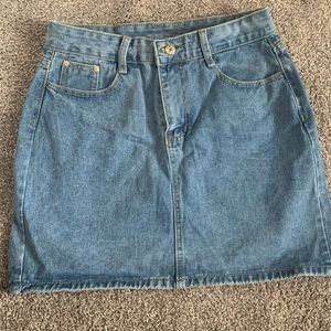 Jean skirt